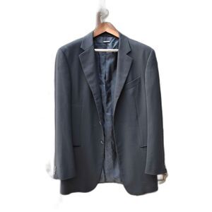 Giorgio Armani Black Blazer Sport Coat 38-40R (See Sizing Info) Italy Made AS-IS